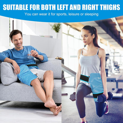 Neck and Shoulder Ice Pack for Pain Relief, Extra-Large Reusable Hot & Cold Gel Wrap, Therapy for Rotator Cuff, Muscle Spasms, Swelling, Surgery Recovery – Long-Lasting Cold Compress