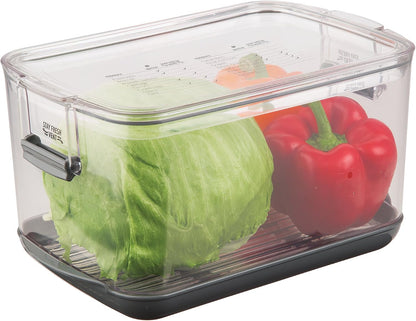 ProKeeper Produce Storage Container with Stay-Fresh Vent System – 5.7 Quarts, Airtight for Fruits & Vegetables | Stay-Fresh Vent System Keeps Fruits & Vegetables Fresh Up To 2x Longer, BPA-Free and Dishwasher Safe