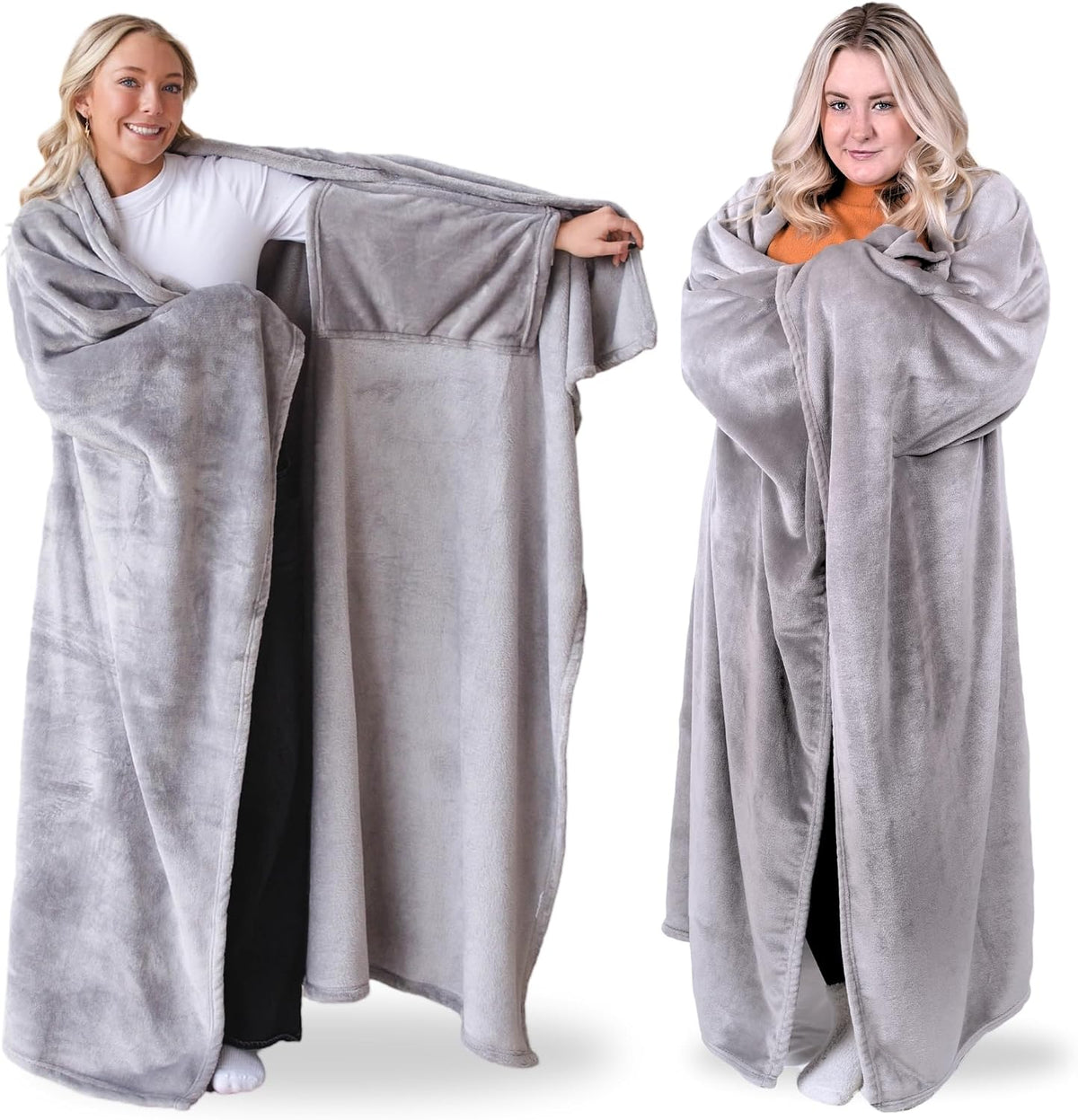 Super Blanky Wearable Blankets for Women & Men, Dorm Room Essentials, Gift for Her, Gifts for Women, Wife Birthday Gift Ideas