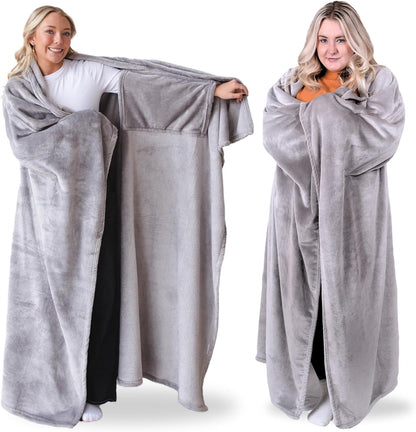 Super Blanky Wearable Blankets for Women & Men, Dorm Room Essentials, Gift for Her, Gifts for Women, Wife Birthday Gift Ideas