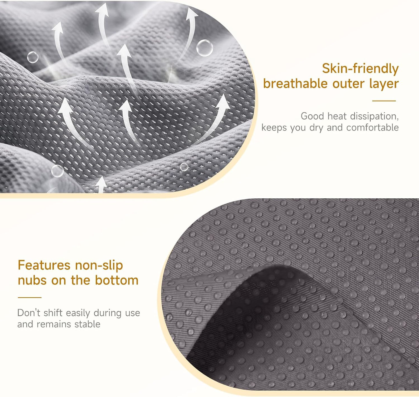 Leg Pillow Elevation Blood Circulation, 23.2×16.5×7.5in, White | Leg Elevating Pillows for After Surgery, Foot Knee Pillow for Back Pain, Memory Foam Wedge for Elevation for Leg Swelling