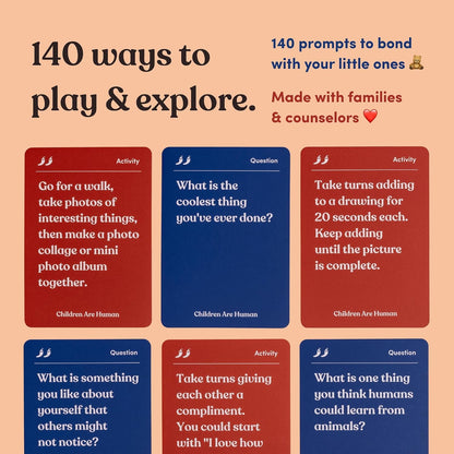 Friends are Human Conversation Cards for Friendship and Bonding, 140 Cards