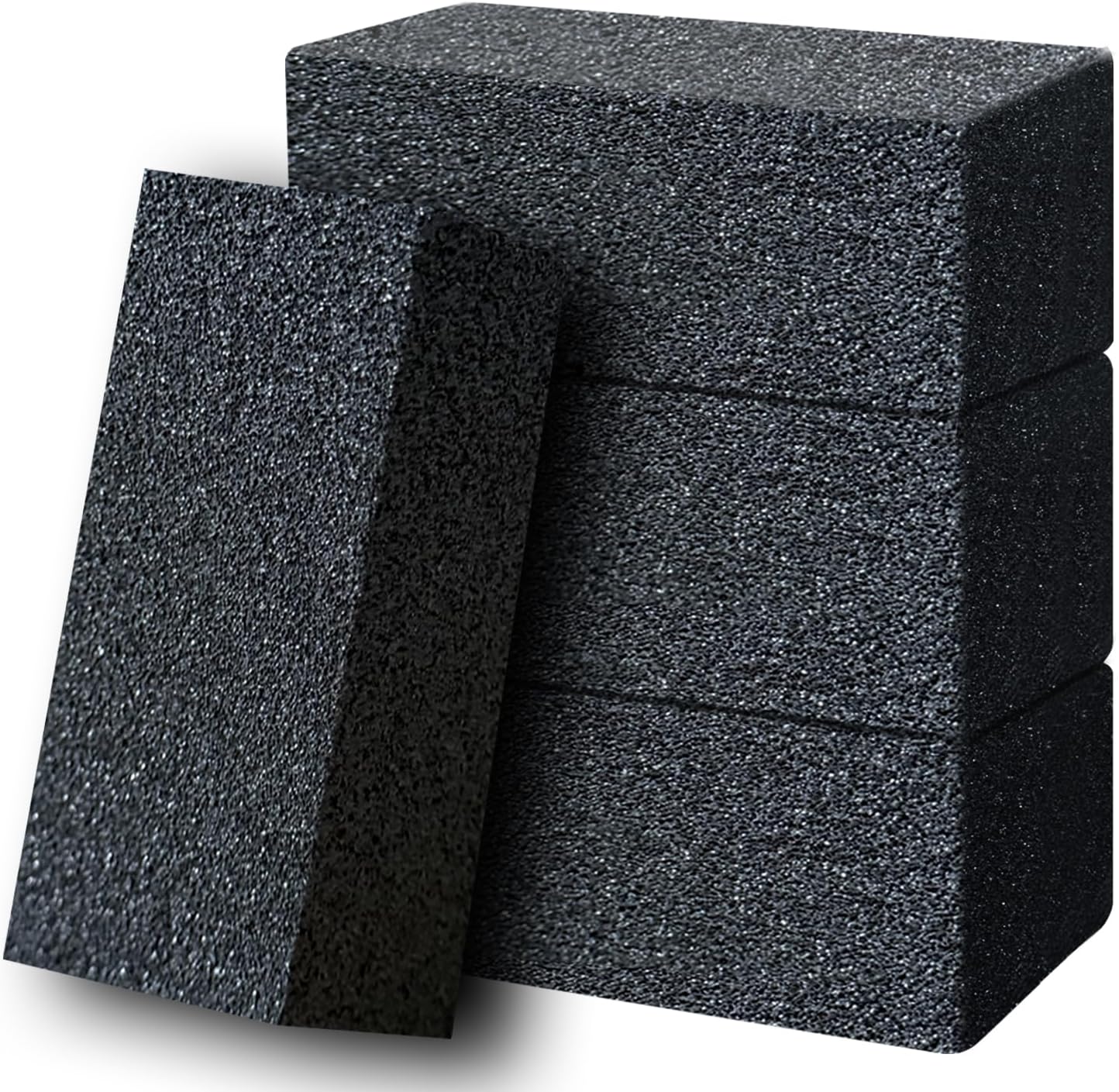 4 Pack Grill Cleaner Brick, Heavy Duty Pumice Stone Cleaning Brick