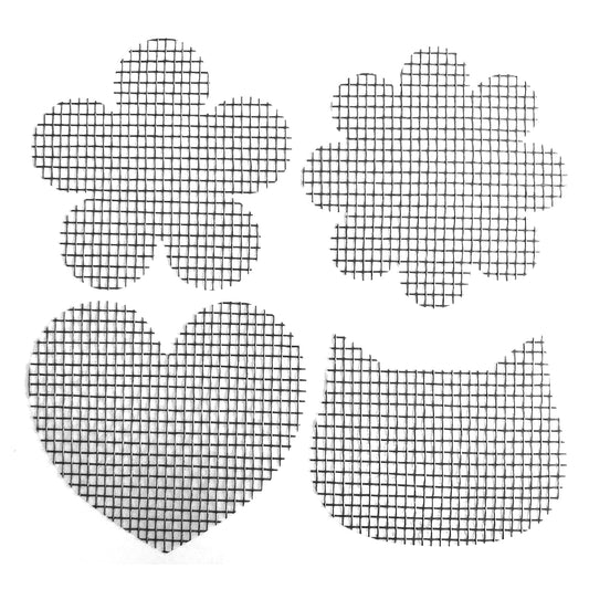 Cute Window Screen Repair Kit (10 Sheets) Mesh Screen Patch Tape for Windows