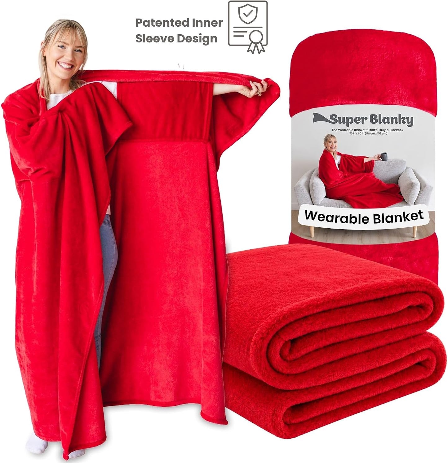 Wearable Blankets for Women & Men, Graduation Day Gift for Her, Cozy Gifts for Women, Wife Birthday Gifts Ideas