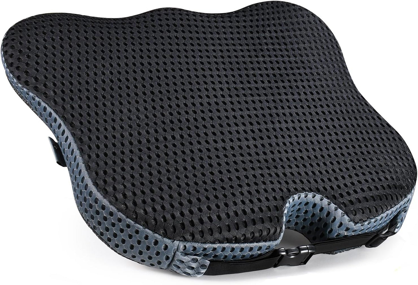 Wedge Car Seat Cushion for Better Visibility & Sciatica Pain Relief | High Density Memory Foam, Non-Slip Ergonomic Car Seat Cushion for Driving, Universal Fit for Car, SUV,Truck & Tractor
