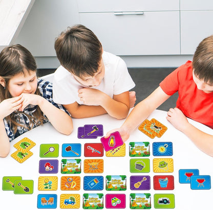 gisgfim 100 PCS Memory Matching Game Famous Paintings Concentration Memory Card for Adults Learning Educational Game A Fun & Fast Artworks Theme Matching Games