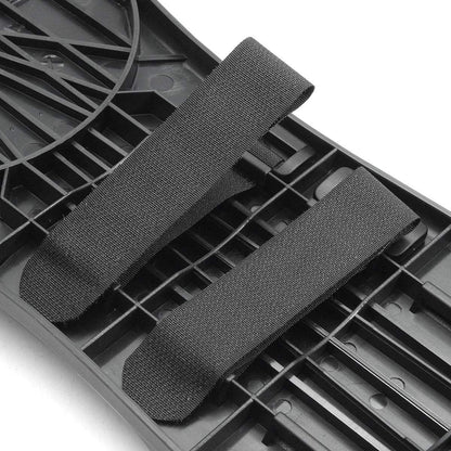 Home Office Computer Arm Rest Chair Armrest Mouse Pad Mat Wrist Support Black (Please Measure Chair arm Rest Size and Confirm Our Straps Size Before Ordering)