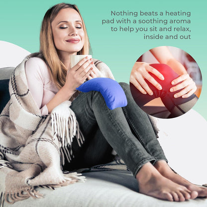 My Heating Pad Microwave Heating Pad - Moist Microwavable Heating Pads for Joints and Muscles Relief - Microwave Hot Pack Heat Pad for Cramps - Chilled or Heated Pad Therapy - Purple Unscented