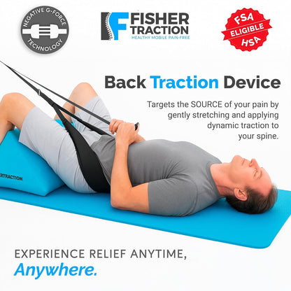 Fisher Traction Patented Lumbar Traction Device (Under 230 lbs)