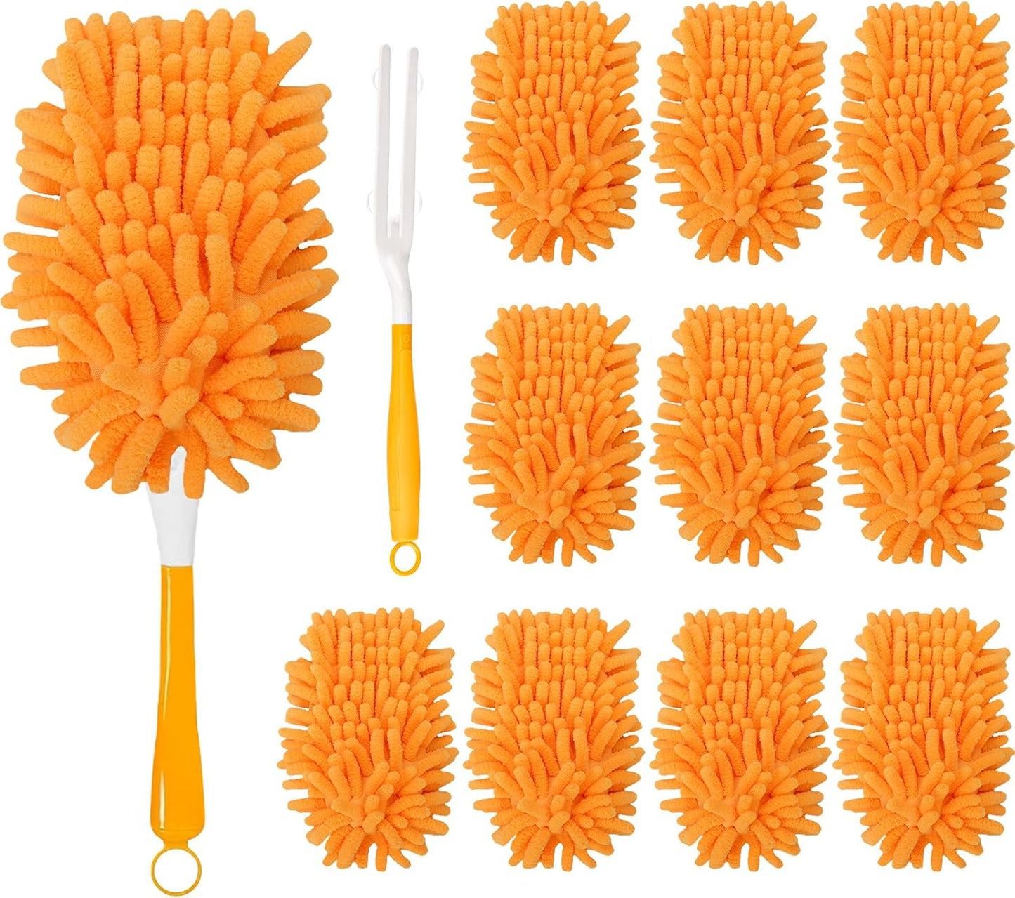 8 Pack Reusable Duster Refill Compatible with Swiffer Hand Duster, 360 Heavy Duty Duster Refills for Cleaning, Office, Ceiling Fan (Handle is Not Included)