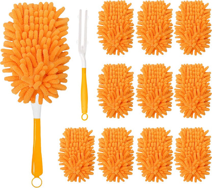 8 Pack Reusable Duster Refill Compatible with Swiffer Hand Duster, 360 Heavy Duty Duster Refills for Cleaning, Office, Ceiling Fan (Handle is Not Included)