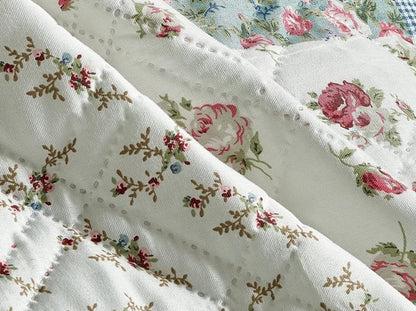 Brilliant Sunshine Burgundy Toile Floral Couch Armrest Cover, 35"×13" | Washable Magazine Holder, Armrest Organizer & Caddy on Sofa, Recliner, Armchair, Storage for Remote Controls, Phone, iPad