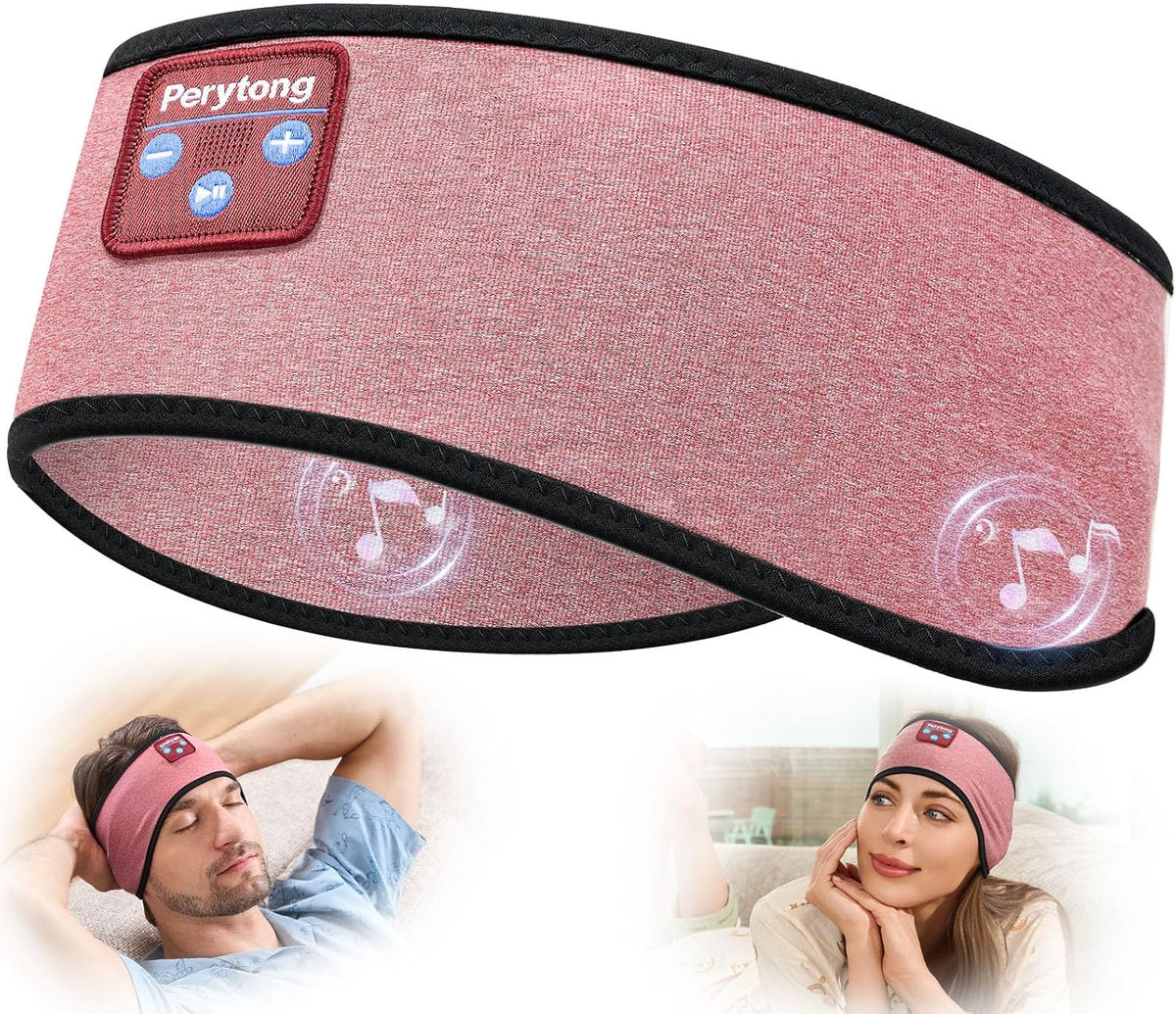 Sleep Headphones | Bluetooth 5.4 Headband | Wireless Earbuds Earphones Sweat Resistant with Ultra-Thin HD Stereo Speaker, Headphone Band for Side Sleepers Workout Running Tech Gadgets Unique Gifts