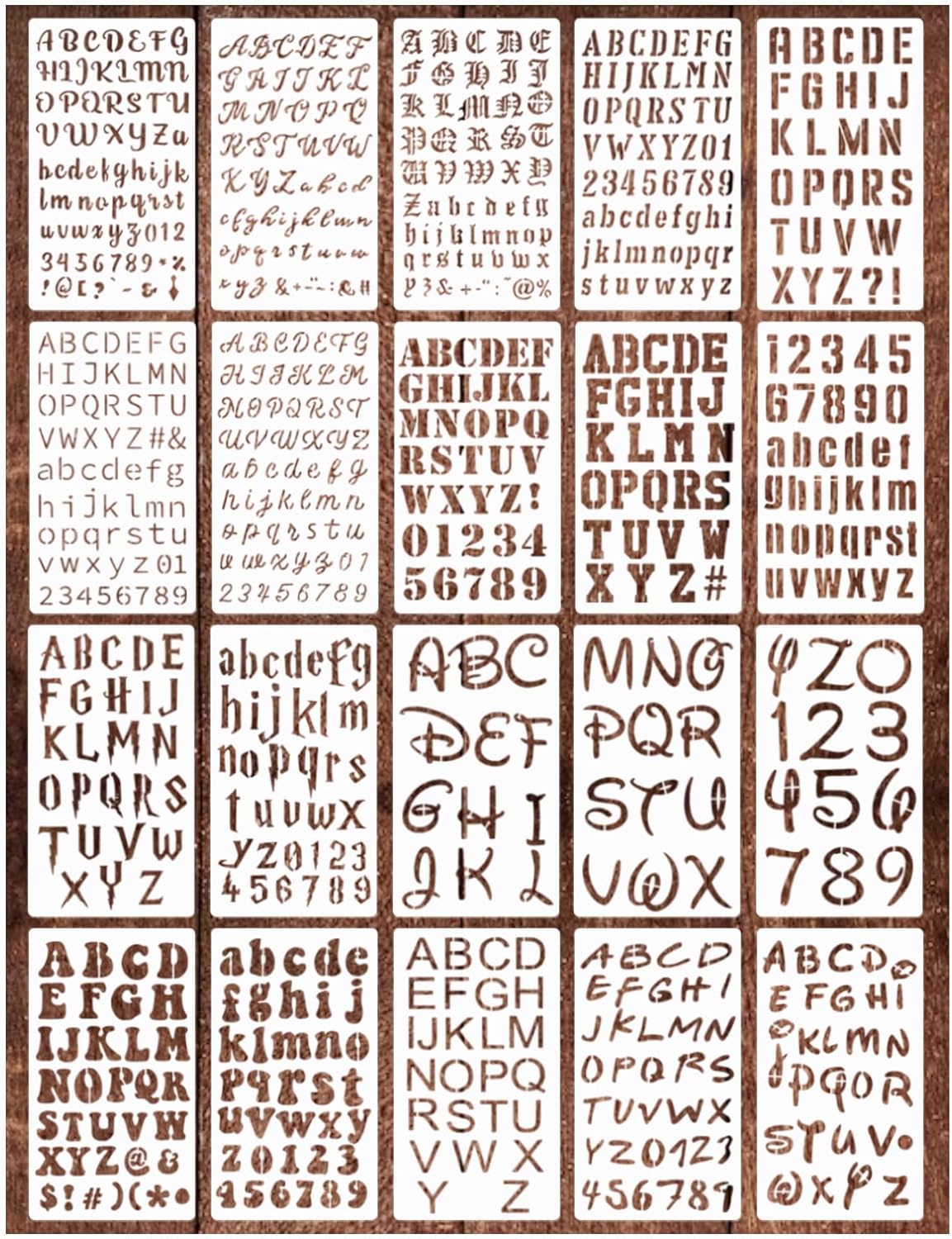 16 Pieces Journal Stencils for Dotted Journals Supplies, Happy Planner Stencils for Journaling DIY Drawing Templates Accessories Kit for Notebook Cards Scrapbook (16 Journal)