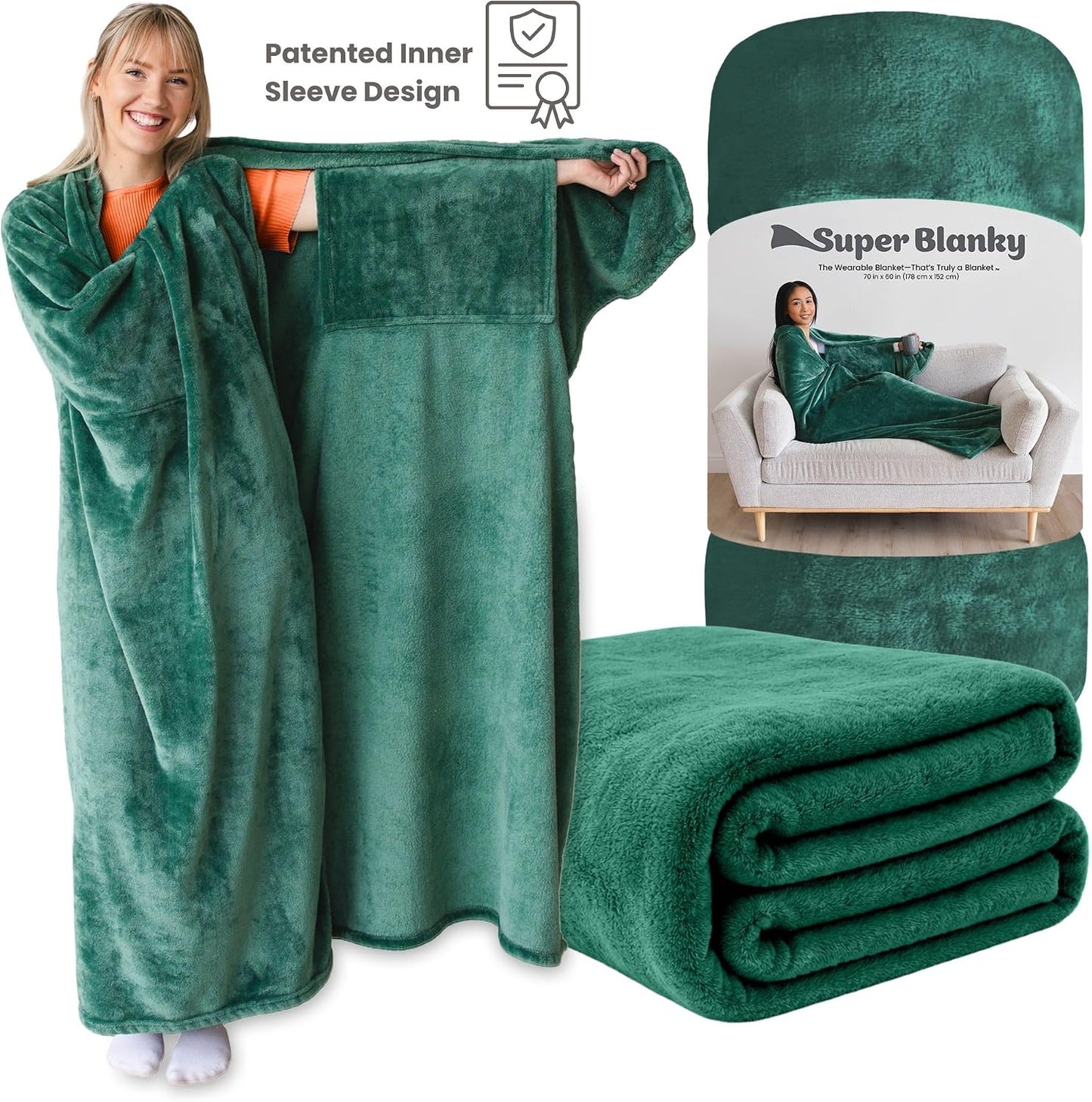 Wearable Blankets for Women & Men, Graduation Day Gift for Her, Cozy Gifts for Women, Wife Birthday Gifts Ideas