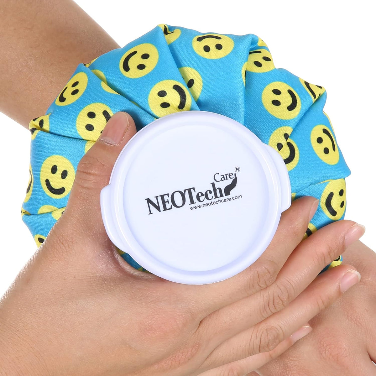Neotech Care Ice Bag with Screw Top Lid (Smiley Face Design, 8 inch)