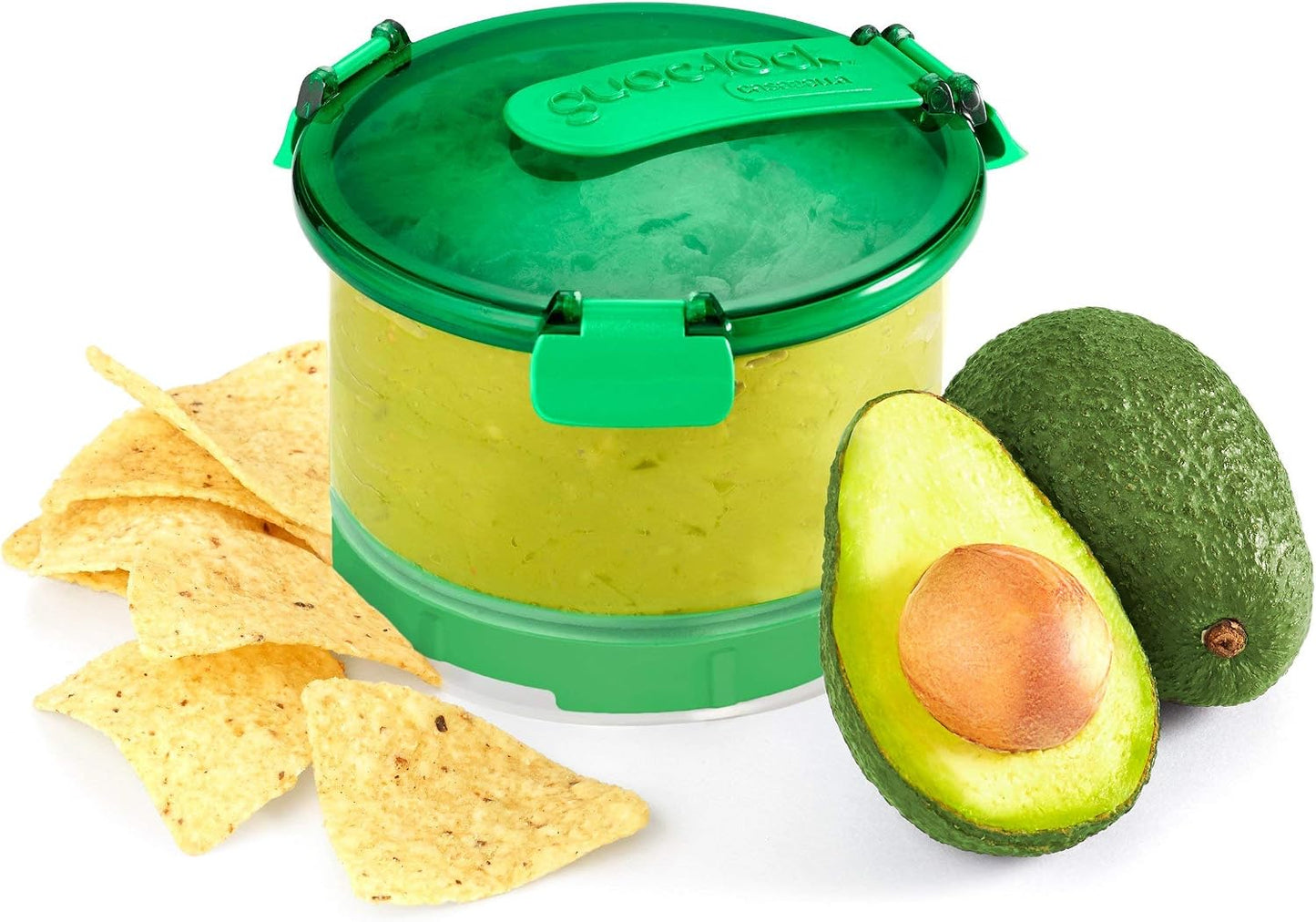 Casabella Guac-Lock Container, Green/White