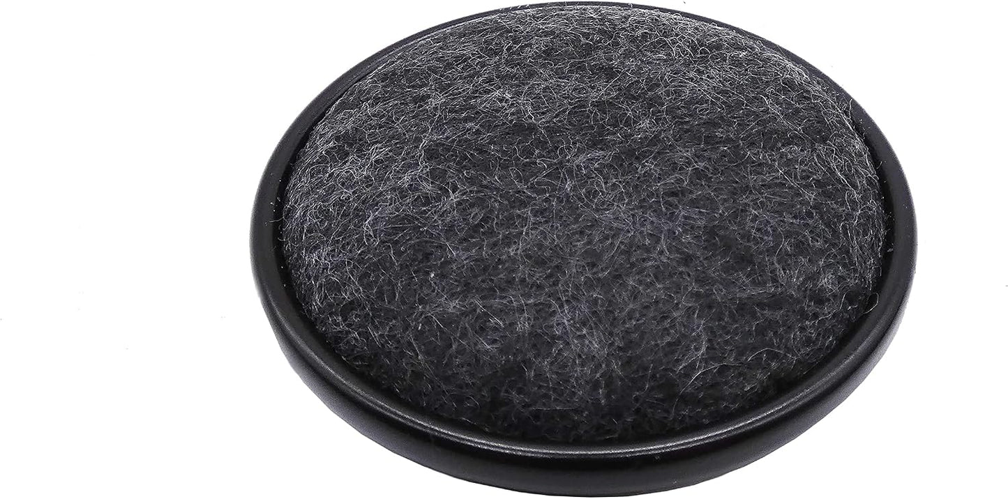 Shepherd Hardware 9091 2-Inch Carpet Base Furniture Cups, 4-Pack,Brown