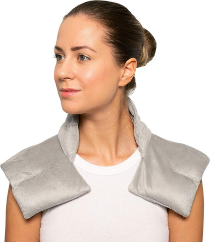Bed Buddy Microwavable Heating Pad and Cooling Neck Wrap, Comfort Wrap for Neck and Shoulders, Microwavable for Moist Heat Therapy and Freezable for Cooling Therapy, Lavender & Chamomile Aromatherapy