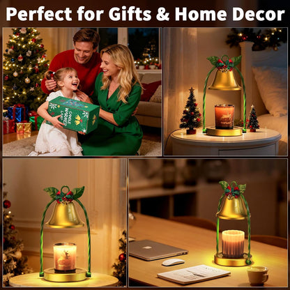 Candle Warmer Lamp, Timer & 4-Level Dimmer, Adjustable Height