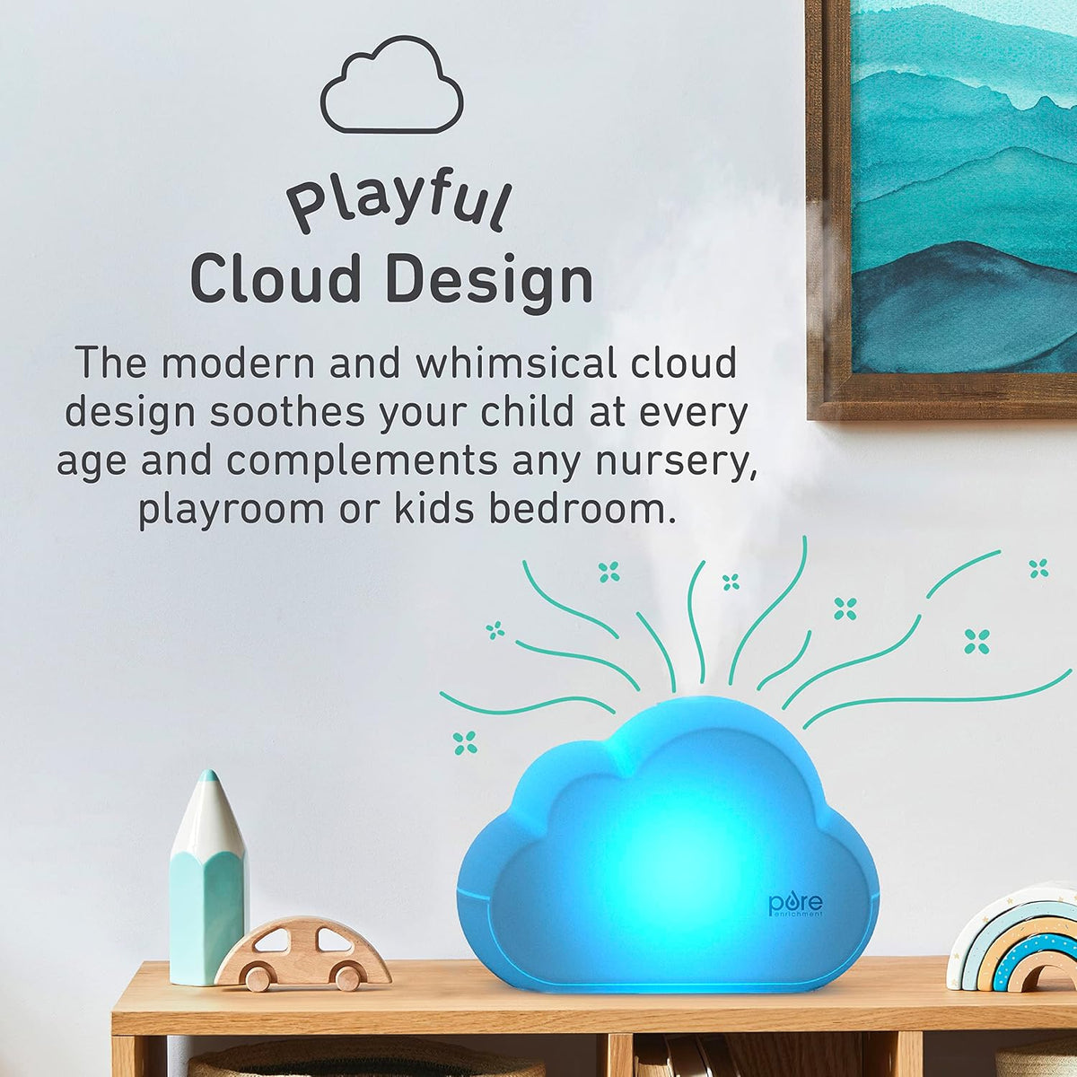 Pure Enrichment PureBaby Cloud Ultrasonic Cool Mist Humidifier