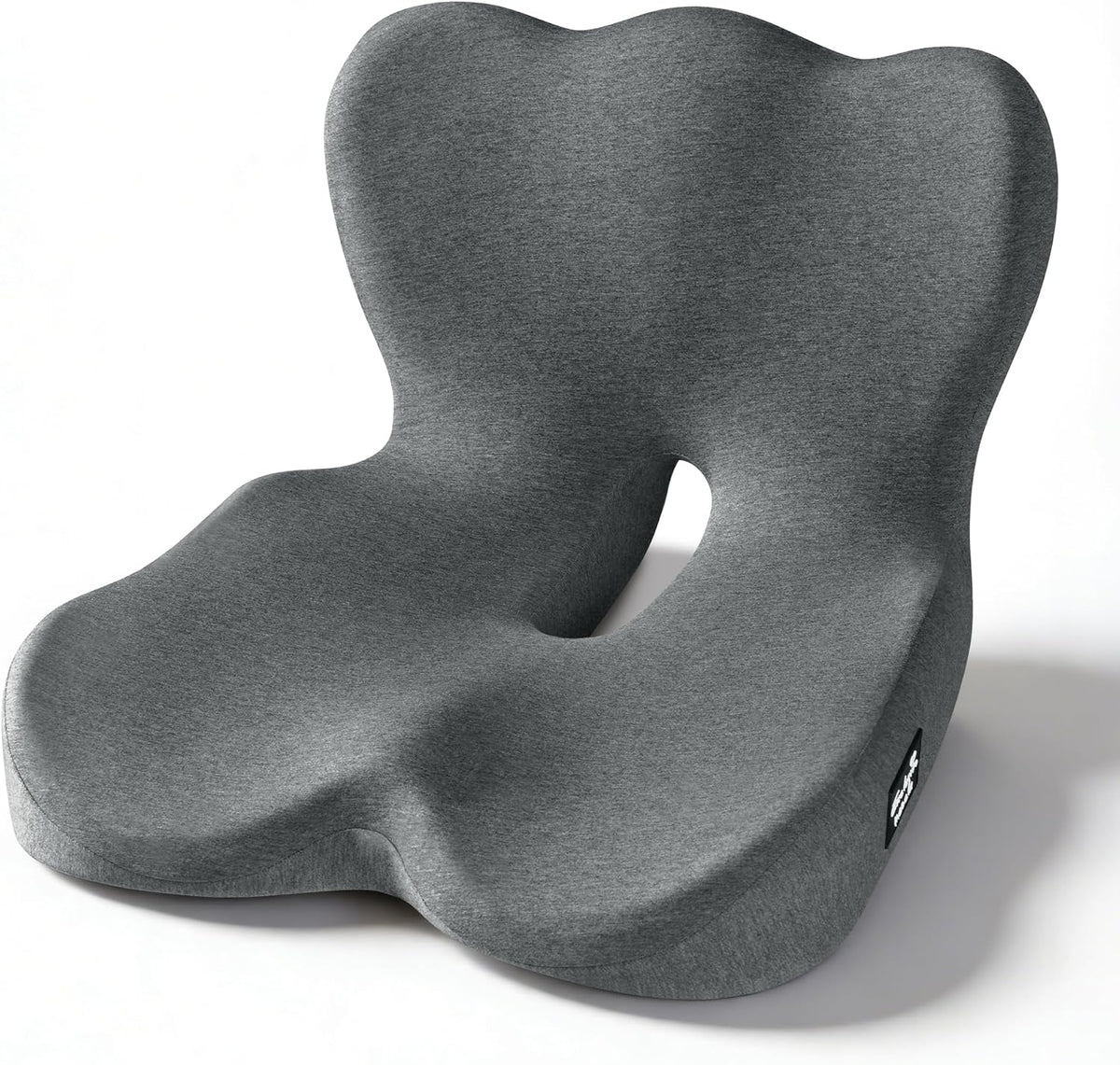 Exclusivo Mezcla Memory Foam Seat Cushion, Grey