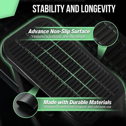 Foot Rocker, Durable Calf Stretcher for Achilles Tendon Relief, Plantar Fasciitis Recovery, and Ankle Pain Support, Calf Exerciser, Foot Stretcher Strengthener, Non-Slip Design for Home, Gym