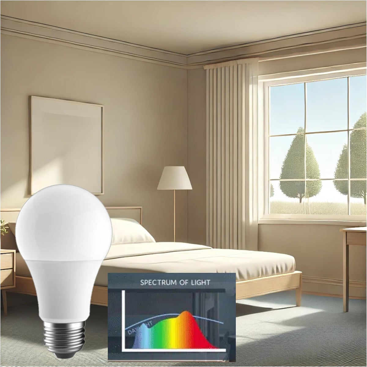 Amber Light Bulbs for Sleep I 1800K Warm Light Bulbs for Bedside Lamp I 3.5W E26 Led Bulb (60W Equiv) Orange Led Lights for Bedroom Soft Warm Lighting I Dim Night Light for Kids Room Warm Light Lamp