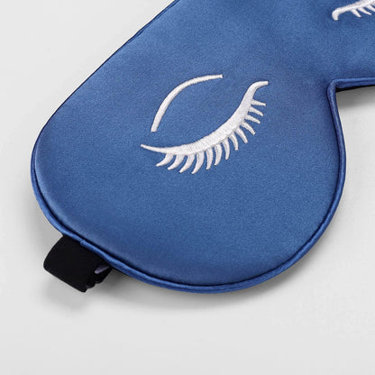 ALASKA BEAR Wraparound Style Organic Cotton Eye Mask with Padded Nose, Big Wide Headband and Large Coverage Ear Muff Sleeping Mask with Bottom Flap for Full Blackout, Dark Grey