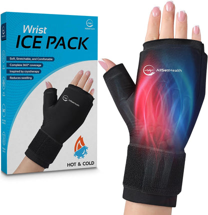 Neck Ice Pack Wrap with 2 Reusable Gel Ice Packs, Flexible Ice Wrap for Neck, Shoulders, Knees, Wrists, Soft Cooling Towel Compress for Post Surgery, Tonsillectomy, Migraine, Sore Muscle Pain Relief