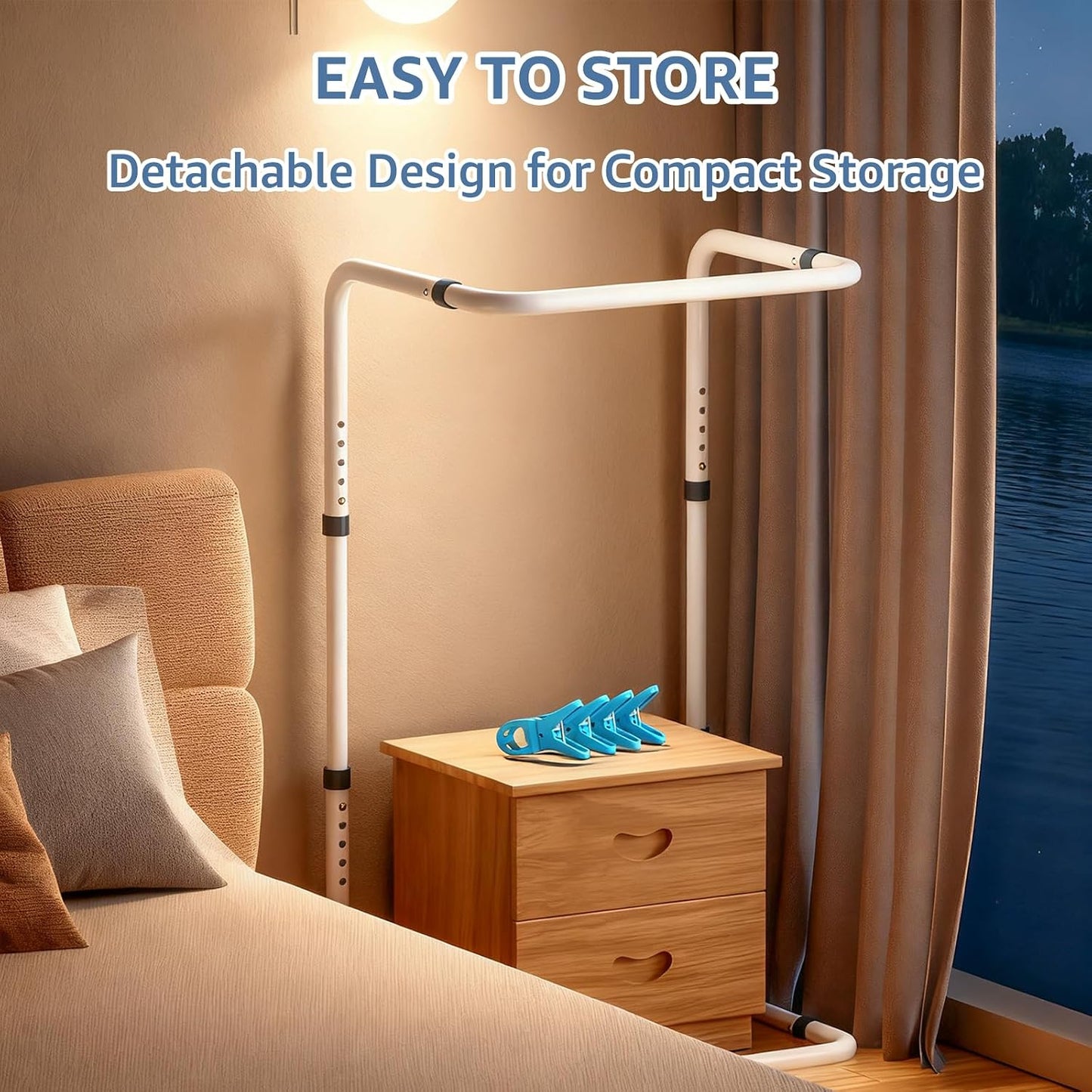 Blanket Lifter for Feet, Adjustable Bed Cradle, 25-33 in