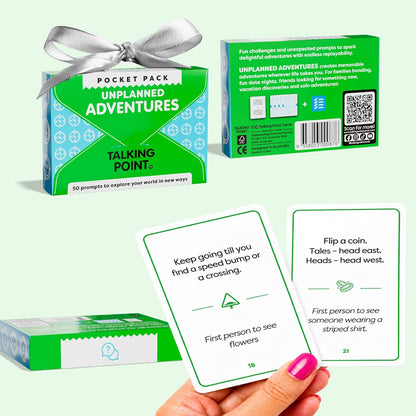 Unplanned Adventures Card Game; Fun Date Night, Road Trip & Family Fun Gift