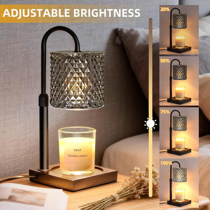 Candle Warmer Lamp with Timer Dimmer, Home Decor for Women Birthday