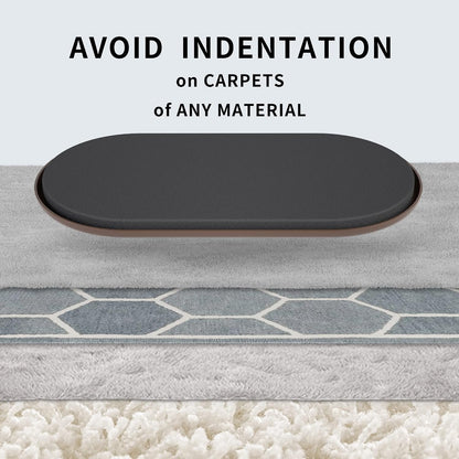 Furniture Sliders for Carpet – 8 Pcs 9.5" Beige Movers | Durable sliders for furniture on carpet. Easy moving pads glide over rug. Long-lasting for heavy furniture. Protects floors.