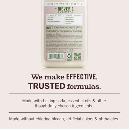 MRS. MEYER'S CLEAN DAY Baking Soda Cream Cleaner, Apple Blossom, 16 fl oz | Freshens Kitchen, Removes Soap Scum and Grease, For Use on Sinks, Stovetops, Pots, & Pans
