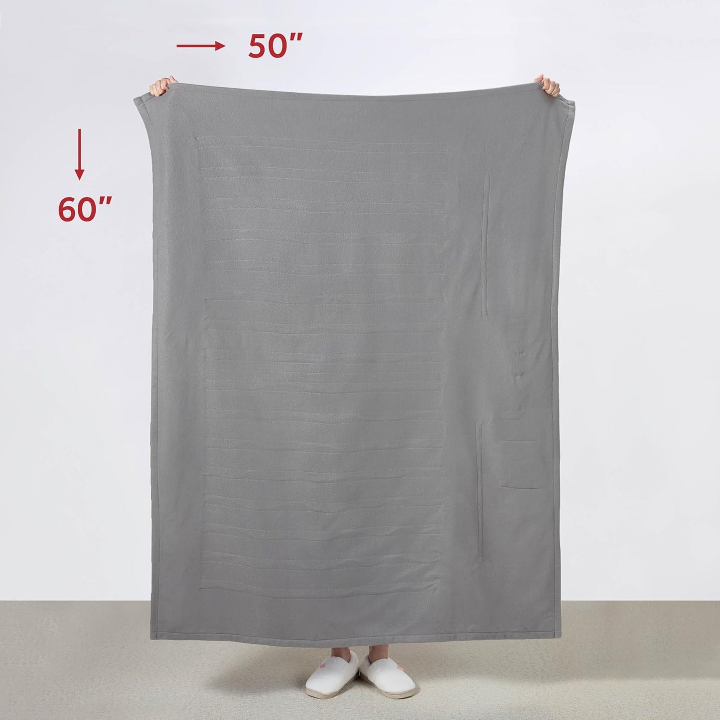 Sunbeam Electric Throw Royal Mink Sherpa Heated Blanket, 4 Heat Settings, 4-Hour Auto Shut-Off, Fast Heating, Luxurious and Ultra Comfy, Cabernet Color, 50" x 60"