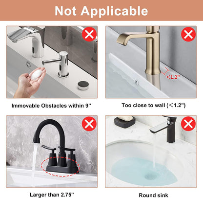 18 inch Silicone Faucet Mat for Kitchen Sink - 6° Slope & Fasten Button Design, Quick-Dry Splash Guard Water Catcher Behind Faucet, RV/Bathroom Safe (Gray)