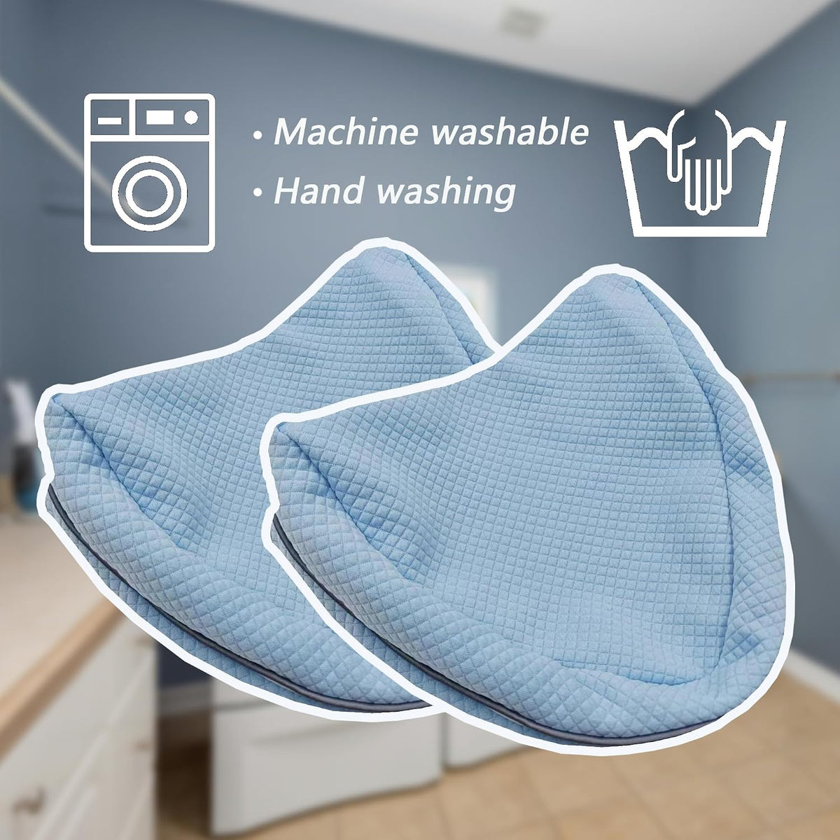 Knee Pillow Cover for Contour Legacy Knee Support Pillow (Gray)