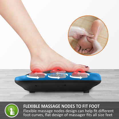 Snailax Shiatsu Foot Massager with Heat, Foot Warmer with Removable Cover