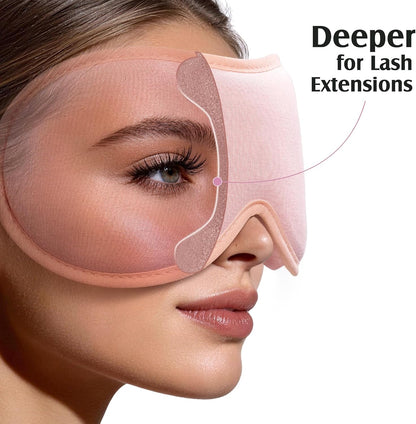 YFONG Sleep Mask for Women Lash Extension 3D PRO Eye Mask for Sleeping