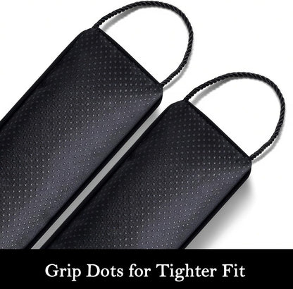 Door Draft Stopper, Removable Washable Cover, 38", Gray | Weighted Gap Filler, Blocks Hot and Cold Air, All-Season Seal, Easy Install, Noise & Wind Blocker, Home Essentials