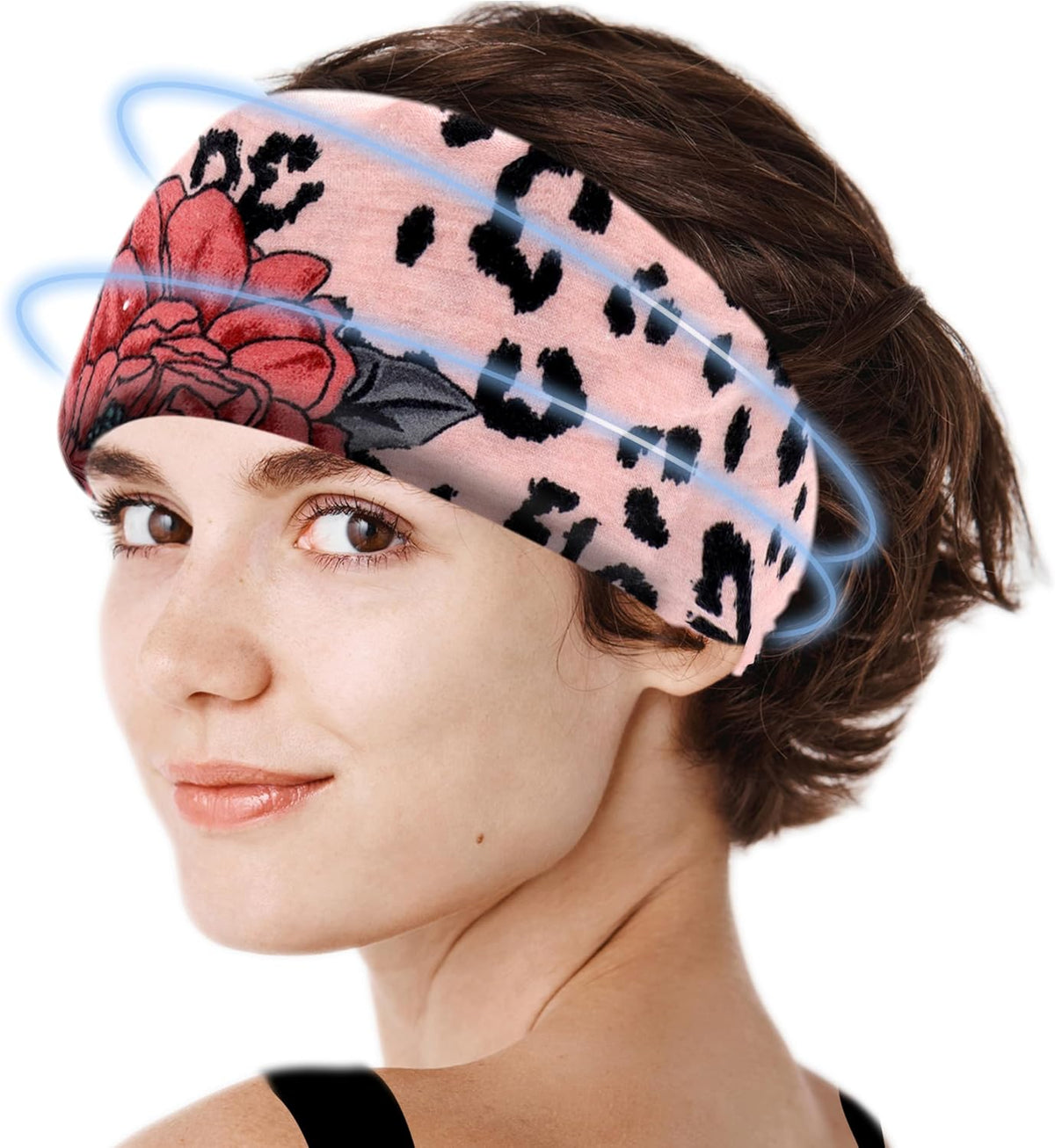 Crimmy Migraine Relief Cap, Headache Ice Pack Headband, Cold Face Eye Mask