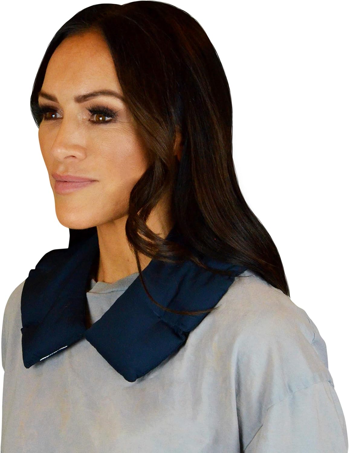 Nature's Approach Aromatherapy Neck Wrap, Red | 12-herb rice & flaxseed neck wrap, microwave or freezer safe, drapes over neck and shoulders