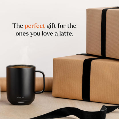 Ember Temperature Control 14oz Smart Mug 2, App-Controlled and Rechargeable Heated Coffee Cup Warmer with Intelligent LED Display, Sage Green.