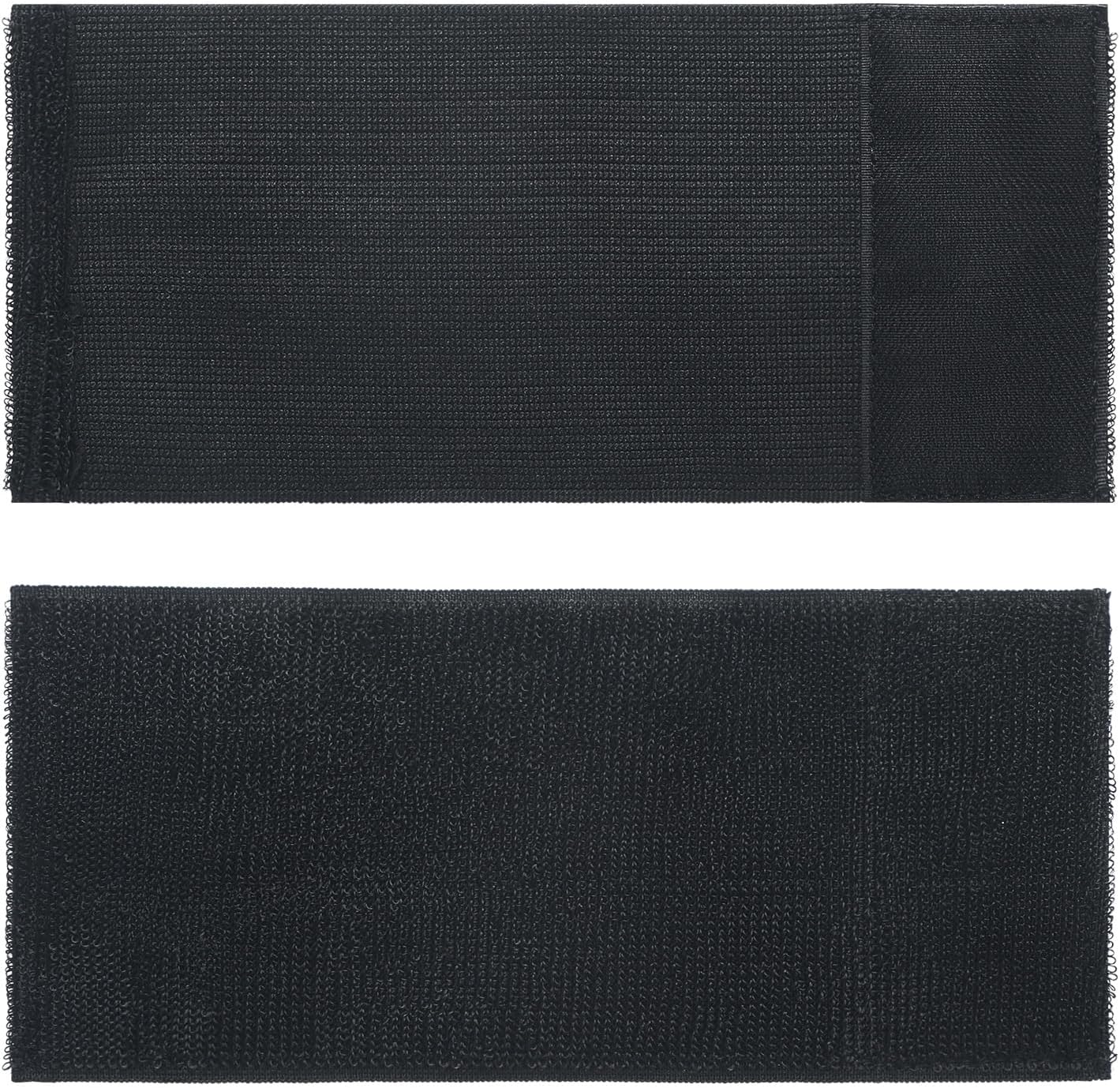 Geiserailie 2 Pcs Extender Strap Reusable 3 x 20 Inch Ice Belt Extender Strap Multipurpose Elastic Hook and Loop Extension for Ice Pack Black Back Knee Ankle Braces, Vests, Wraps, and Belts