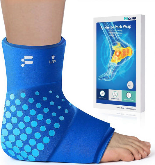 Ankle Ice Pack Wrap, Long-Lasting Cold Compression for Ankle Recovery
