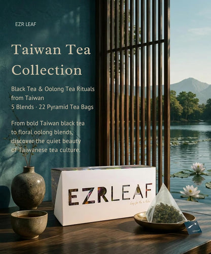EZR LEAF Pura Herbal Tea Sampler - 22ct Caffeine-Free Tea Variety Gift Set