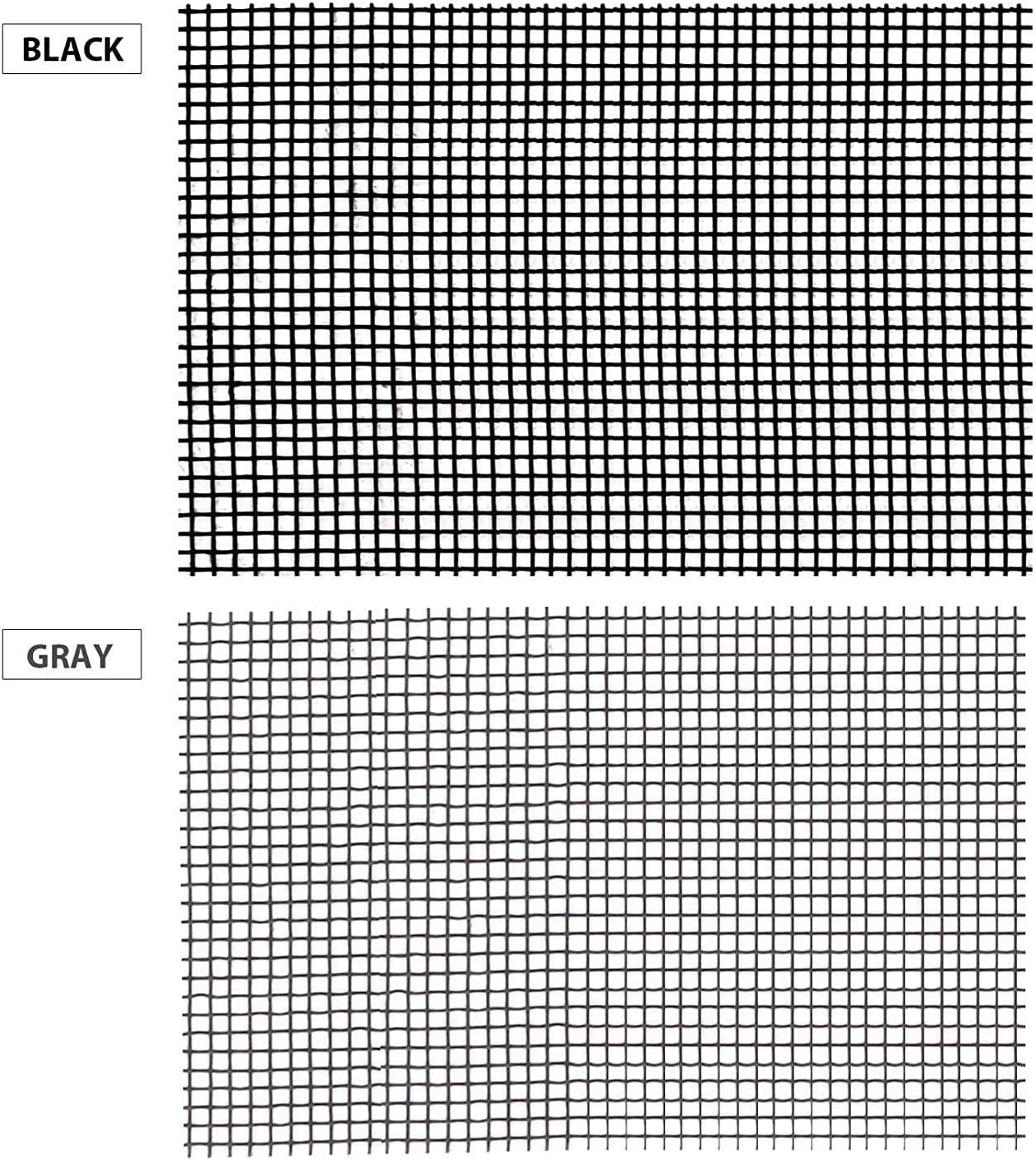 FLYZZZ Window Screen Repair Kit Tape Extra Wide 4''x16.4' Black Adhesive & Waterproof 3-Layer Fiberglass fix for Screen Door and Window Screen