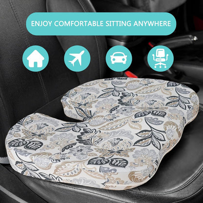 Tailbone Pain Relief Cushion, Memory Foam Seat Cushion for Coccyx Sciatica Pain Pressure Relief Office Desk Chair